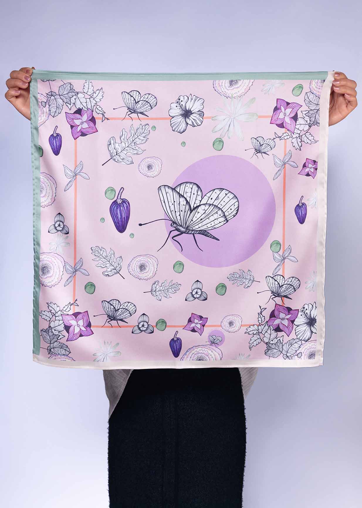 Foulard en satin - SAT001PR67
