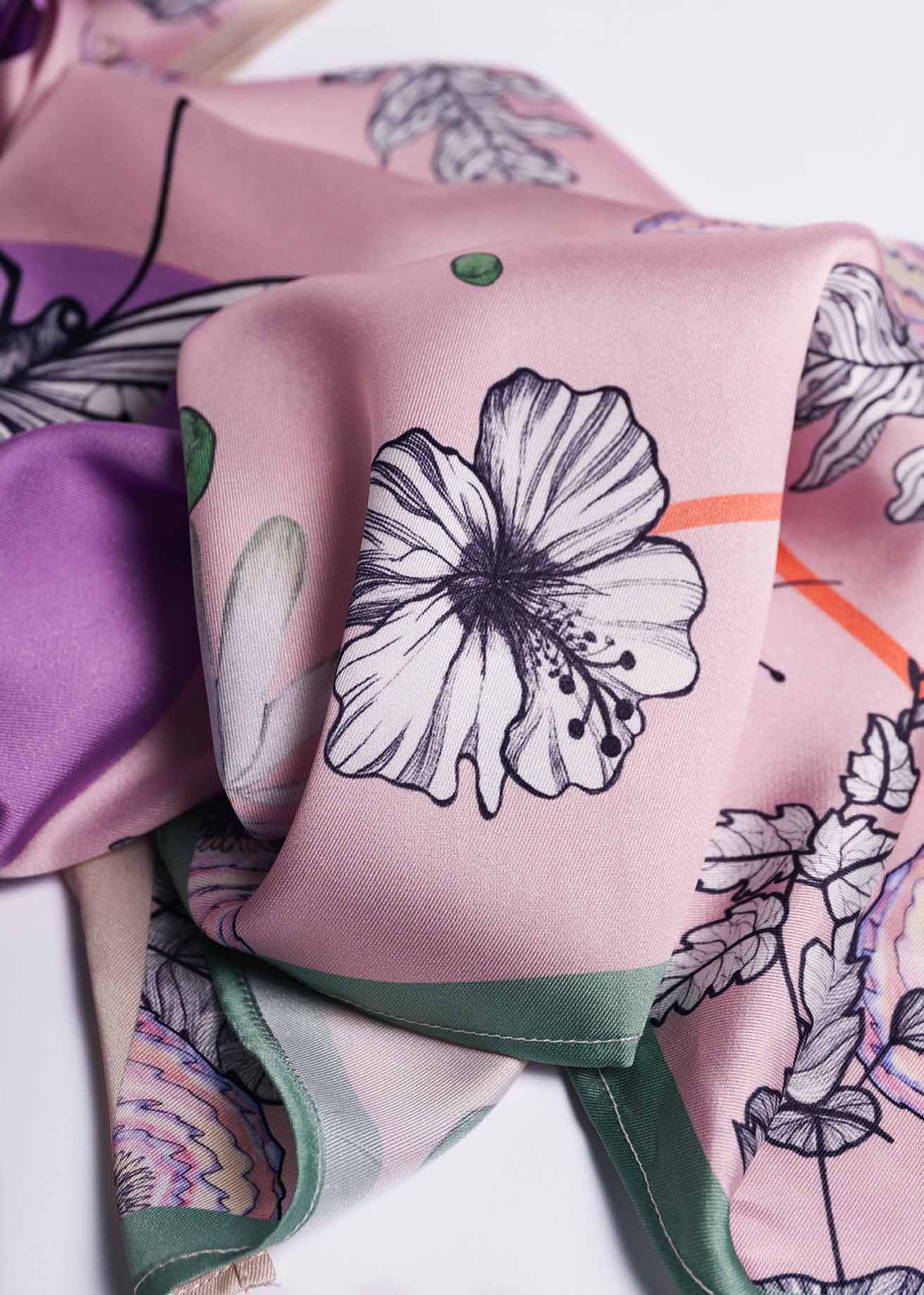 Foulard en satin - SAT001PR67