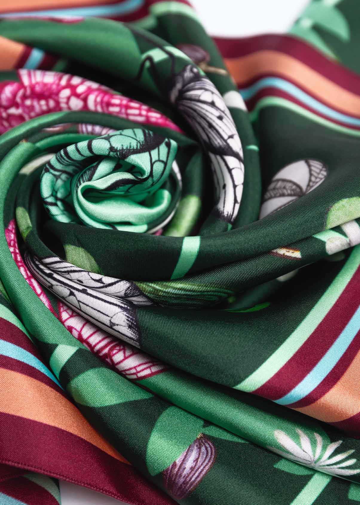 Foulard en 100 % soie naturelle - SOI001PVF